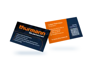 Thürmann Visitenkarten – Professionelles und einheitliches Design Thürmann Visitenkarten – Professionelles und einheitliches Design
