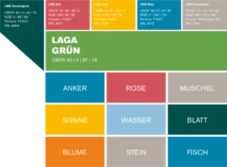 Farbwelt der LAGA Wittenberg