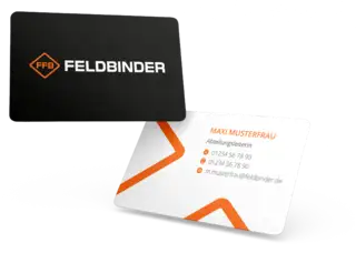 Feldbinder Visitenkarte im Corporate Design